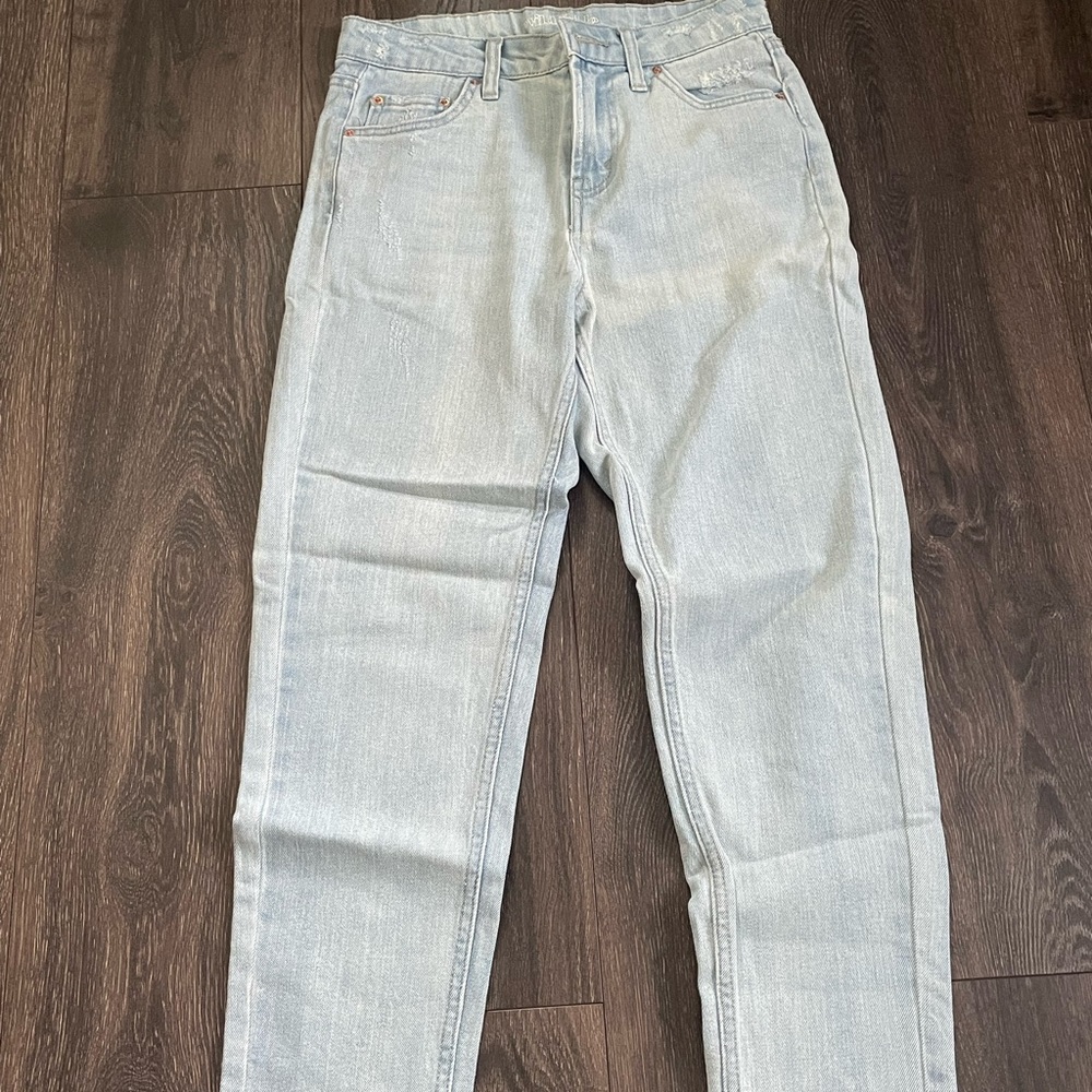 High rise mom jeans